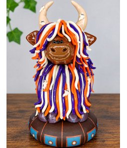 Ghost Confetti Highland Cow